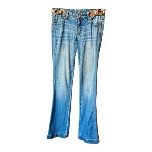 Vintage Cache Blue Boot Cut Jeans Classic Style Size 0